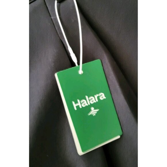 New Halara Black Mid Rise Pocket Barrel Leg Work Pants Sz XLP - Picture 5 of 7